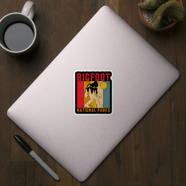 Bigfoot National Park Shirt - Cryptid Hiking Adventure by Artgrarisstudio